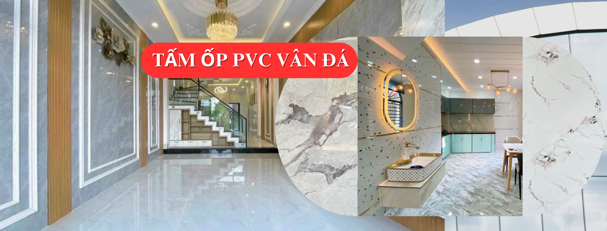 Tấm ốp pvc vân đá